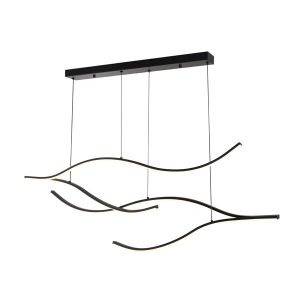 Полилей от алуминий 30w 2260lm 3000k 30x1200x1450mm черни Arte Illumina Waves