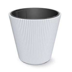 САКСИЯ ОТ ПЛАСТМАСА MILLY, БЯЛА, 46X44 СМ