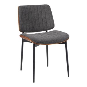 СТОЛ KATHY ОТ ОРЕХОВО ДЪРВО СЪС СИВ ПЛАТ 51X58X81СМ