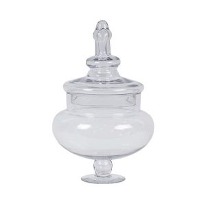 Стъклен буркан за сладкиши, прозрачно 23x23x35.6 см