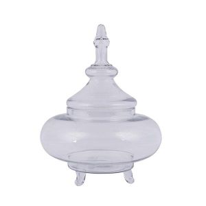 Стъклен буркан за сладкиши, прозрачно 35x35x29.8 см