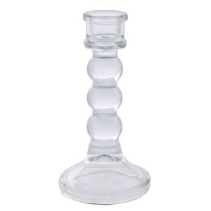 СТЪКЛЕН СВЕЩНИК 8X15 СМ.
