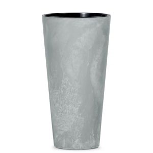 ТЪНКА САКСИЯ С ЕФЕКТ НА БЕТОН, 30X30X57 СМ