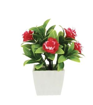 Червено цвете в саксия 7x16см 1/192kib