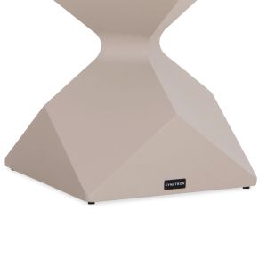 HIGH SIDE TABLE ZANDER SM6493.04 BEIGE ALUMINUM 40X40X57H
