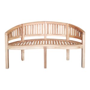 3 местен диван Coren тиково дърво масив 150x61x87см