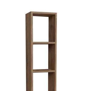 Barzine melamine cabinet in natural shade 27.6x19.5x150cm