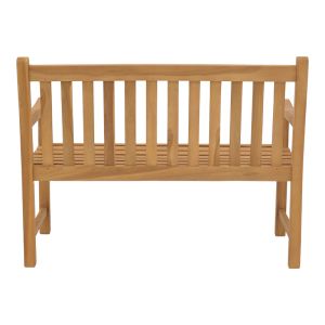 Bench Nat Teak Wood In Natural Color 120x57x96cm