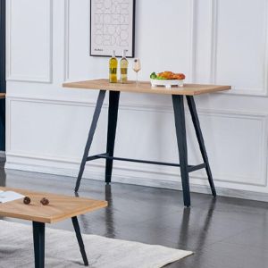 Fl1564 Sonoma Mdf console with black legs 120x40x75cm