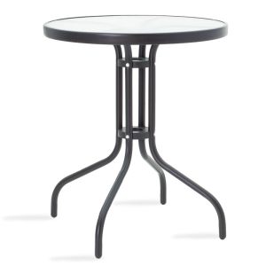 Garden Dining Room Tade-watson Set 3pcs Metal Black