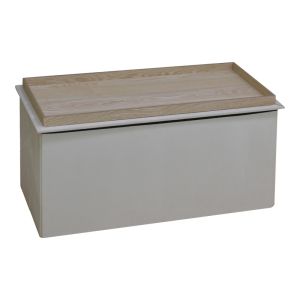Koper кадифена табуретка в бежово 76x38x38 см