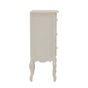 Pazlen chest of drawers antique white color MDF 40x34.5x82cm