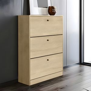 Warat 3 шкаф за обувки в естествен цвят 80x24x112см