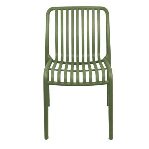 Zoi chair in dark green shade 42x58x79cm