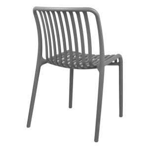 Zoi chair in anthracite color 42x58x79cm