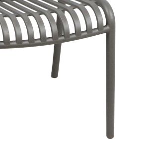 Zoi chair in anthracite color 42x58x79cm