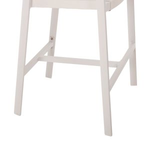 Алуминиев бар стол с подлакътници бял цвят Hm5892,12 Medium Height 57x61x103hcm