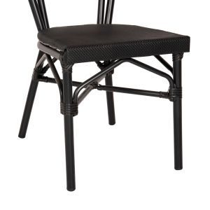 Алуминиев градински стол Bamboo Look 45x57x88cm Hm5052