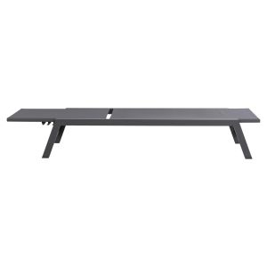 Алуминиев шезлонг Rabia Hm5982,03 цвят антрацит 191,5x55,5x89,5hcm
