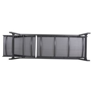 Алуминиев шезлонг Rabia Hm5982,03 цвят антрацит 191,5x55,5x89,5hcm