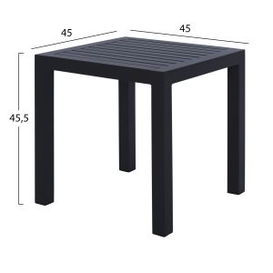 Алуминиева маса Hm5402,2 сива 45x45x45,5cm