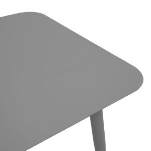 ALUMINUM TABLE VISTA IN ANTHRACITE COLOR 80X80X72CM