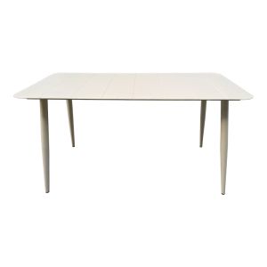 ALUMINUM TABLE VISTA IN BEIGE COLOR 150X80X72CM
