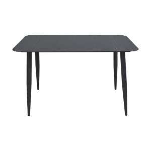 ALUMINUM TABLE VISTA IN BLACK COLOR 120X70X72CM