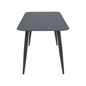 ALUMINUM TABLE VISTA IN BLACK COLOR 120X70X72CM