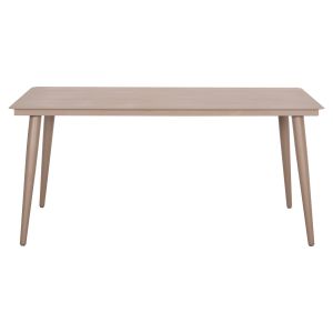 Aluminum rectangular dining table Higer Hm6291.04 cappuccino 160x90x78cm.