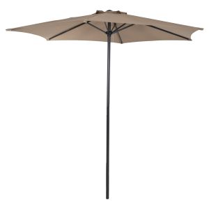 Алуминиева чадър с 6 спици Kacen Hm6030,04 мока-антрацит D250x236hcm