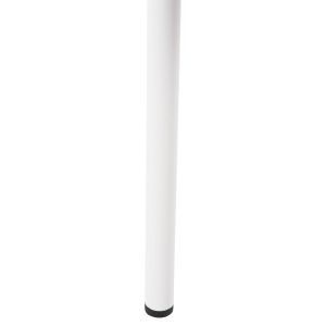 Aluminum armchair Rachel Hm6088,02 white 63x58x85cm Hm6080