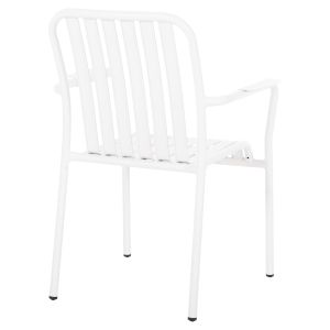 Aluminum armchair Rachel Hm6088,02 white 63x58x85cm Hm6080