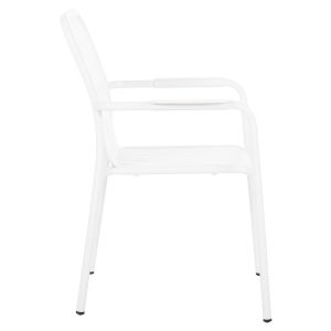 Aluminum armchair Rachel Hm6088,02 white 63x58x85cm Hm6080