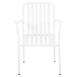 Aluminum armchair Rachel Hm6088,02 white 63x58x85cm Hm6080