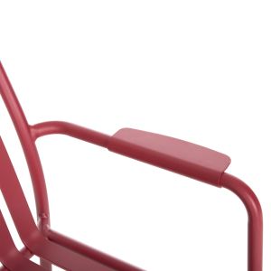 Aluminum armchair Rachel Hm6088,05 red 63x58x85cm Hm6080