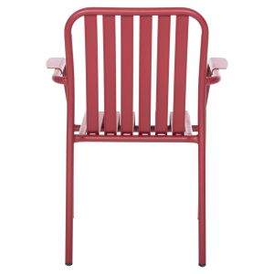 Aluminum armchair Rachel Hm6088,05 red 63x58x85cm Hm6080