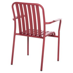 Aluminum armchair Rachel Hm6088,05 red 63x58x85cm Hm6080