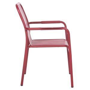 Aluminum armchair Rachel Hm6088,05 red 63x58x85cm Hm6080