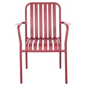 Aluminum armchair Rachel Hm6088,05 red 63x58x85cm Hm6080