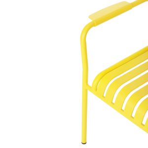 Aluminum armchair Rachel Hm6088,06 yellow 63x58x85cm Hm6080