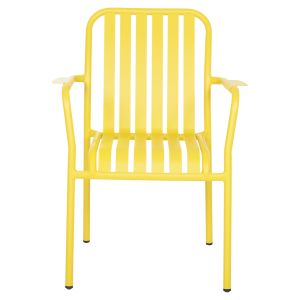 Aluminum armchair Rachel Hm6088,06 yellow 63x58x85cm Hm6080