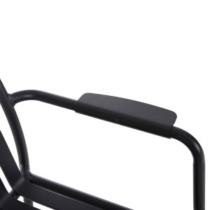 Aluminum armchair Rachel Hm6088,10 anthracite 63x58x85cm Hm6080