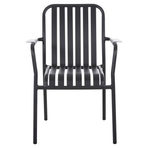 Aluminum armchair Rachel Hm6088,10 anthracite 63x58x85cm Hm6080