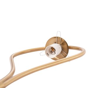 Wall lamp Bais Hm4472 gold with glass sphere [e27] 21x21x44hcm.