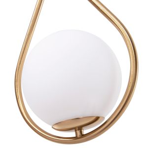 Wall lamp Bais Hm4472 gold with glass sphere [e27] 21x21x44hcm.