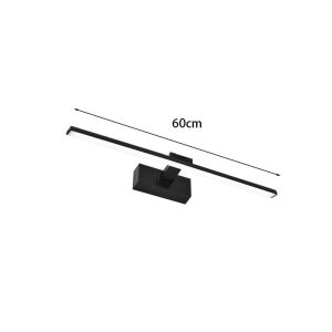 Аплик Debiwen Led метал в черен цвят 60x10x6см