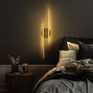 Wall lamp Expedition Led 16w golden 17x5x86cm