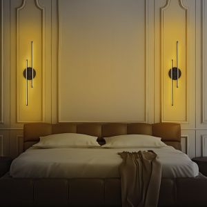 Wall lamp Expedition Led 16w black 17x5x86cm
