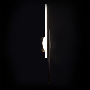 Wall lamp Pwl-1167 Led 3000k in black color 70x10x10cm